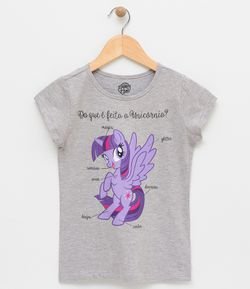 Blusa Infantil Estampa My Little Pony - Tam 4 a 12