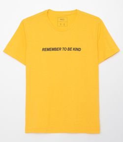 Camiseta com Estampa Remember
