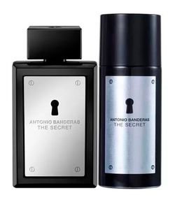 Kit Antonio Banderas The Secret Masculino Eau de Toilette + Desodorante Spray