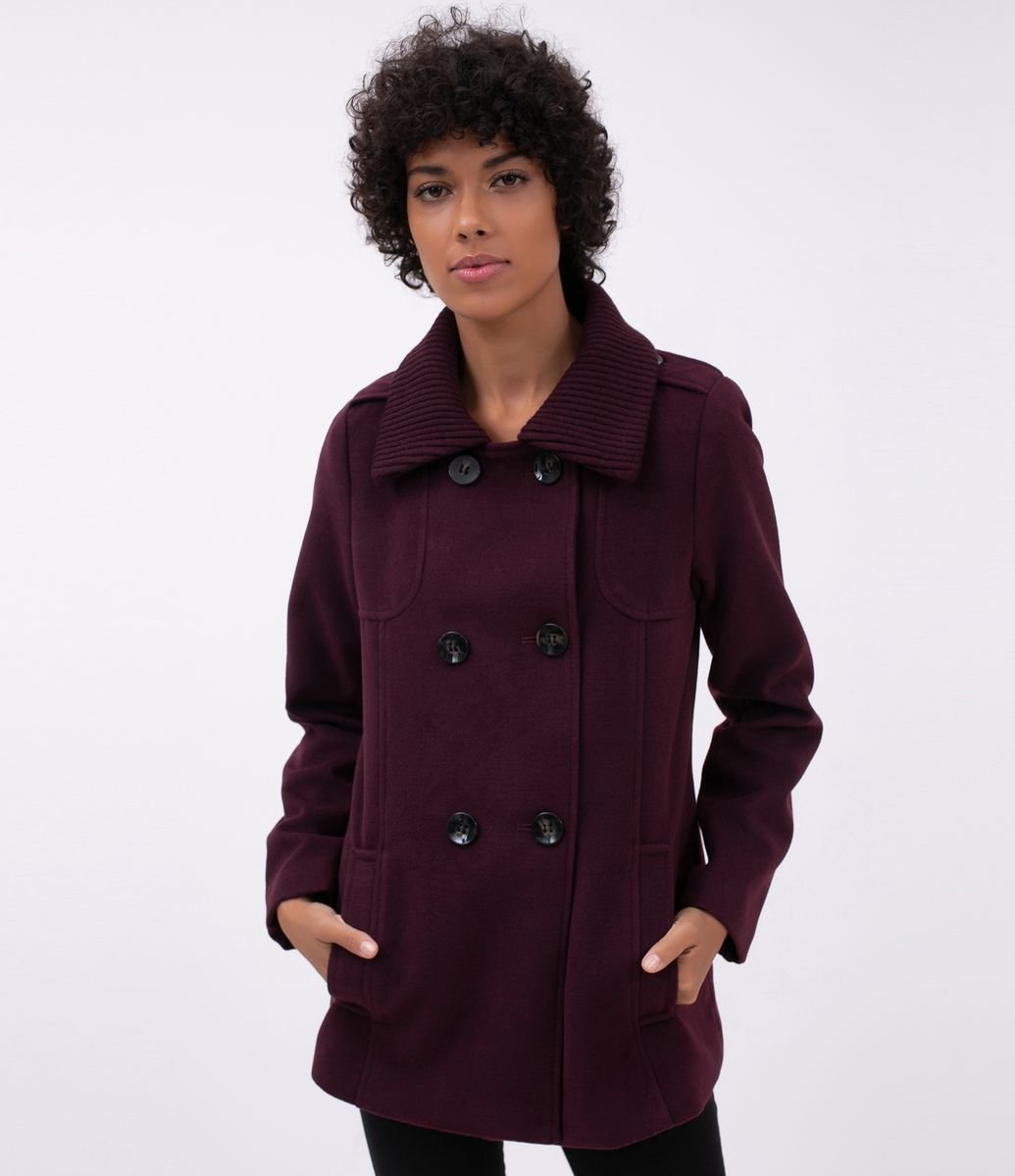 casaco polivelour feminino