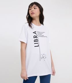 Blusa com Estampa Signo Libra