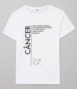 Blusa com Estampa Signo Câncer