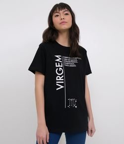 Blusa com Estampa Signo Virgem