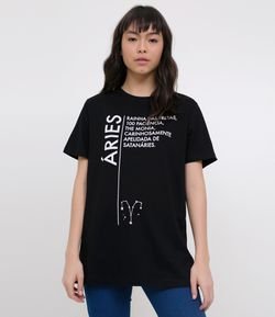 Blusa com Estampa Signo Áries