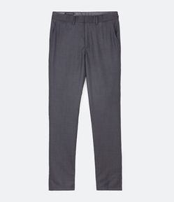 Calça Social Slim em Poliviscose com Bolsos