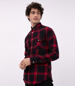 Camisa Manga Longa em Xadrez