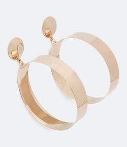 Brinco Argola com Circulo Largo