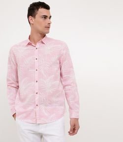 Camisa Estampada Comfort em Voile