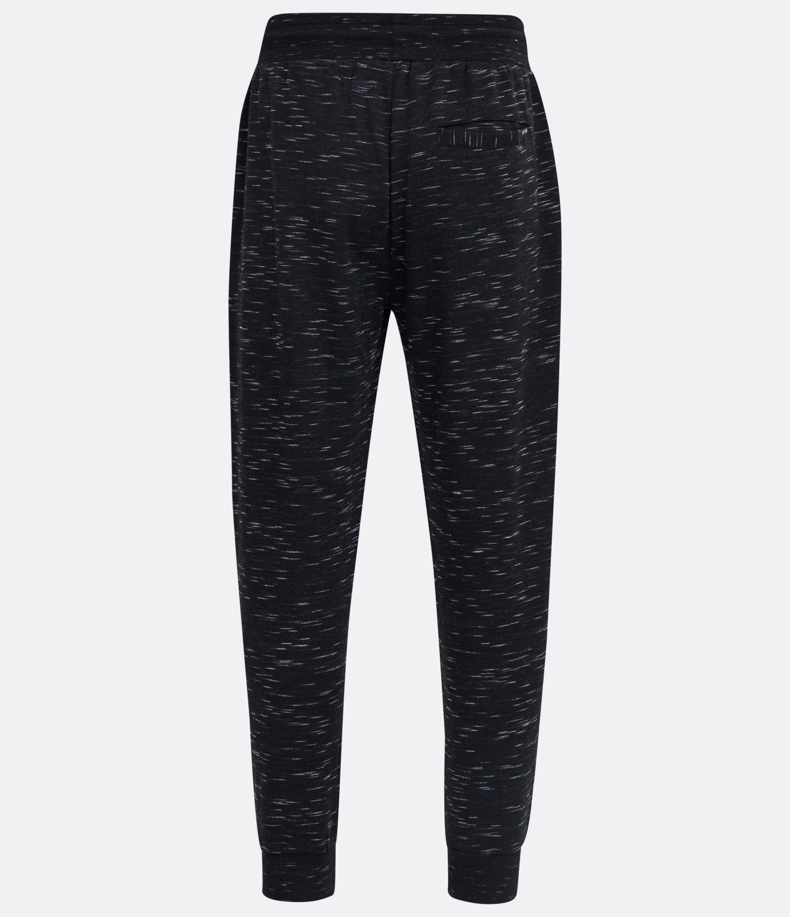 Calça Jogger em Moletom com Estampa Texturizada Preto 2