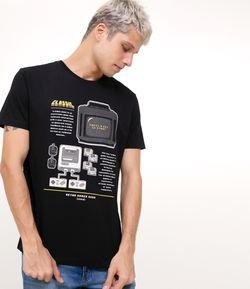 Camiseta com Estampa Gamer