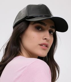 Boné Feminino Vinil Liso - Renner