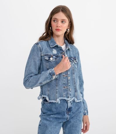 lojas renner jaqueta jeans feminina