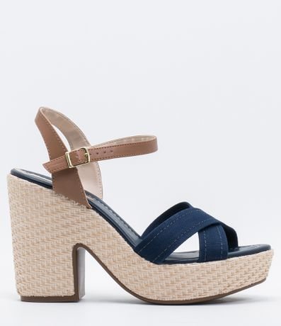 sandalia anabela renner