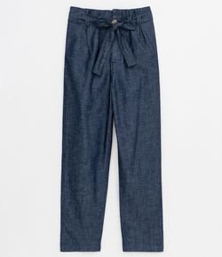 Calça Jeans Clochard com Faixa - Renner