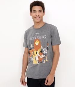 Camiseta com Estampa Rei Leão