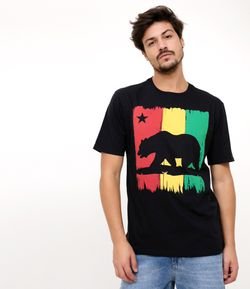 Camiseta com Estampa Urso