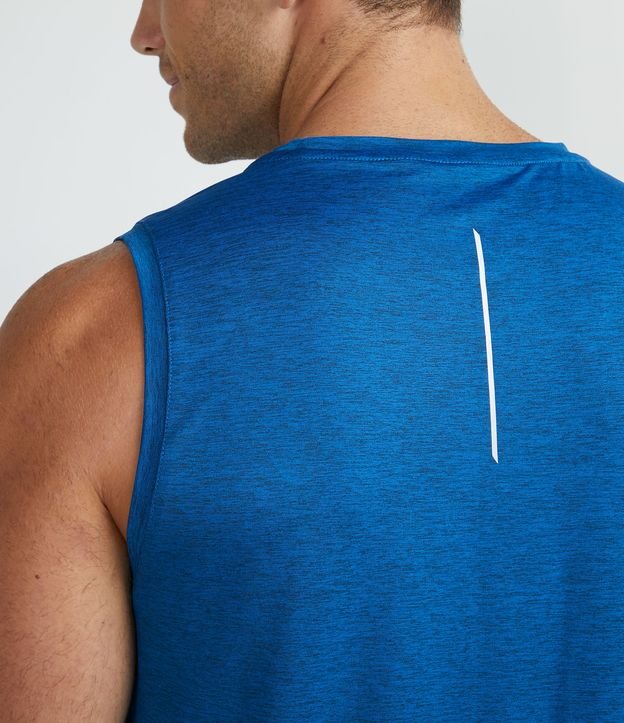 Musculosa Deportiva Basica con Protección UV  Azul 4