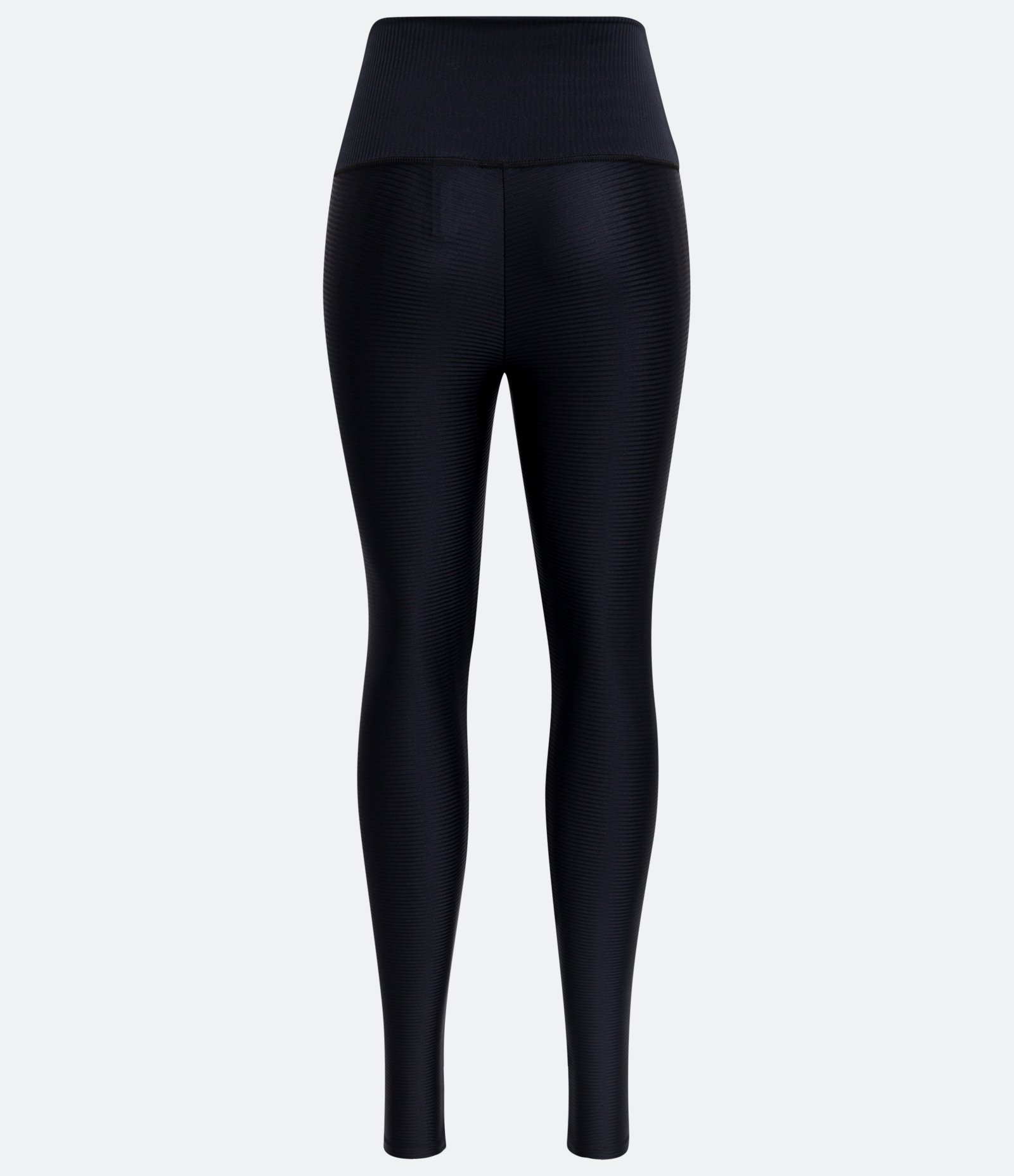 Calça Legging Esportiva em Poliamida Texturizada com Brilho e Cós Alto Preto 6