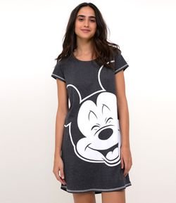 Camisola Manga Curta Estampada Mickey