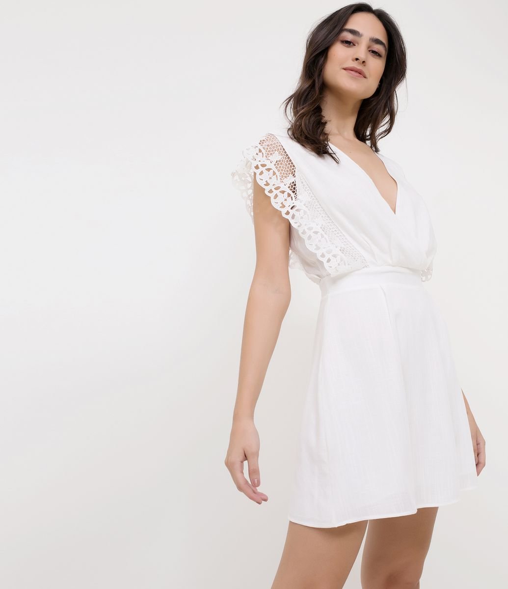 renner vestidos branco