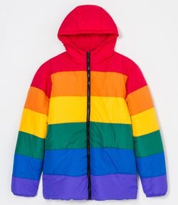 jaqueta arco iris renner