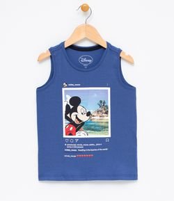 Camiseta Infantil com Estampa Mickey - Tam 1 a 4