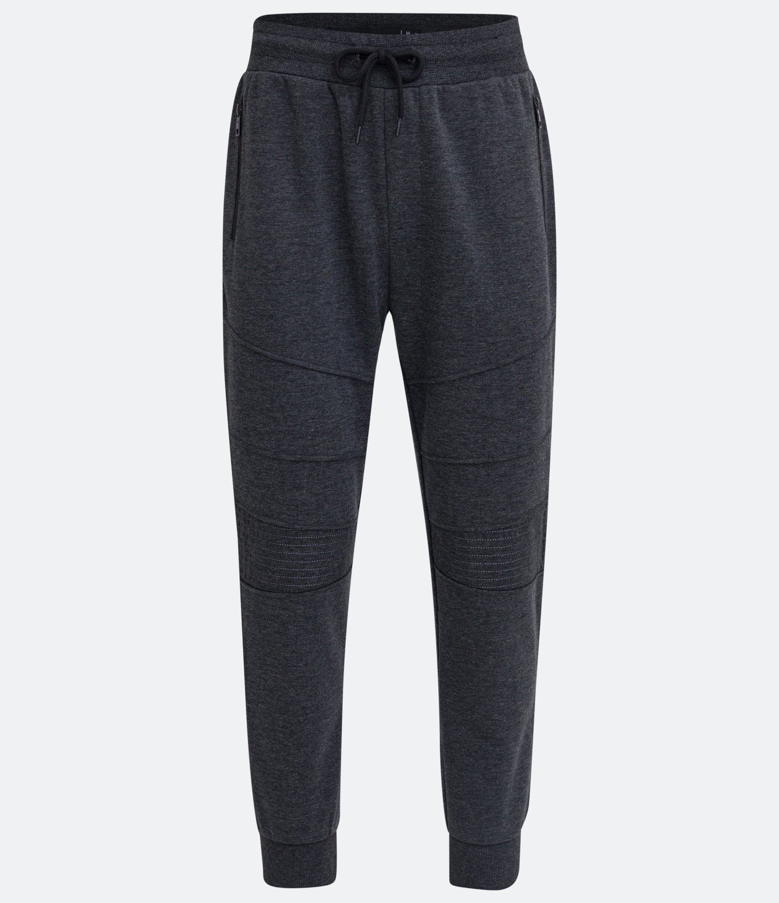 Calça Jogger em Moletom com Estampa Texturizada Cinza 1