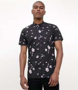 Camisa com Estampa Floral
