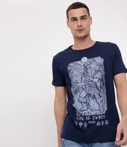 Camiseta Comfort com Estampa Viking