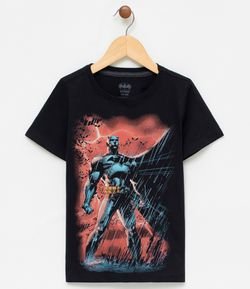 Camiseta Infantil com Estampa Batman - Tam 5 a 16