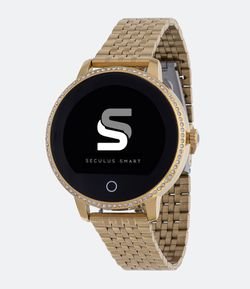 Relógio Smart Feminino Seculus 79002LPSVDA2 Digital + Pulseira Extra