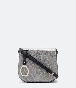 Bolsa Transversal com Glitter