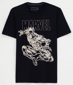 Regata Marvel Pantera Negra - Estampa Arranhão - Oficial Licenciada