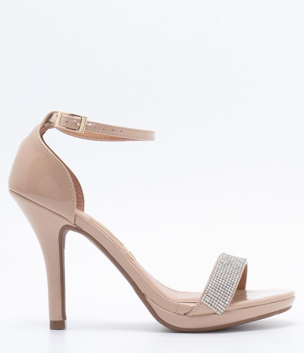 Sandália Feminina com Strass Vizzano