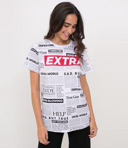 Blusa com Estampa Extra
