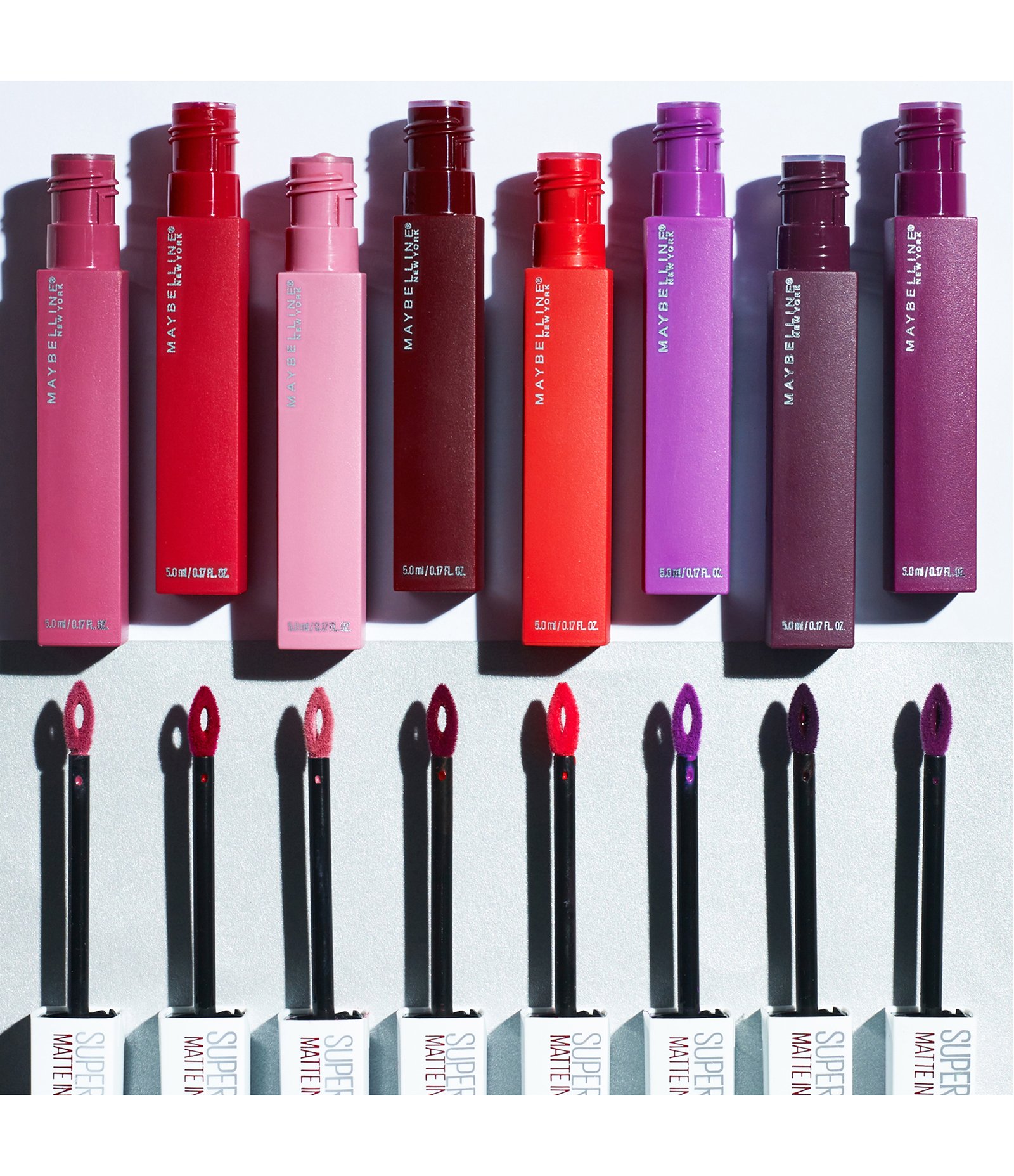 Batom Líquido Longa Duração Maybelline SuperStay Matte Ink, 5ml Voyager 8