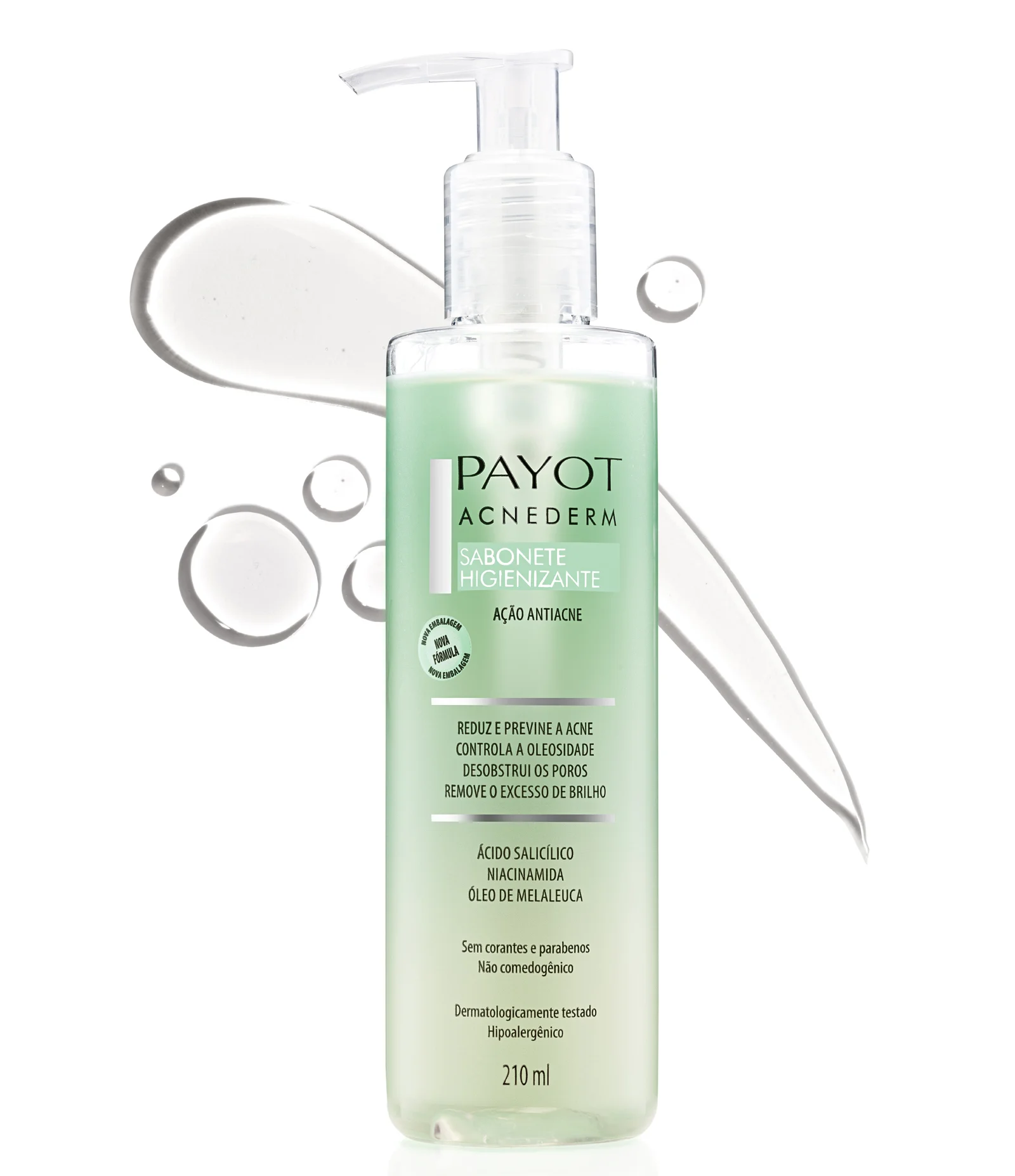 Sabonete Líquido Higienizante Payot Acnederm 210ml 2