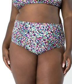 Biquíni Calcinha Hot Pant Estampa Confete Curve & Plus Size