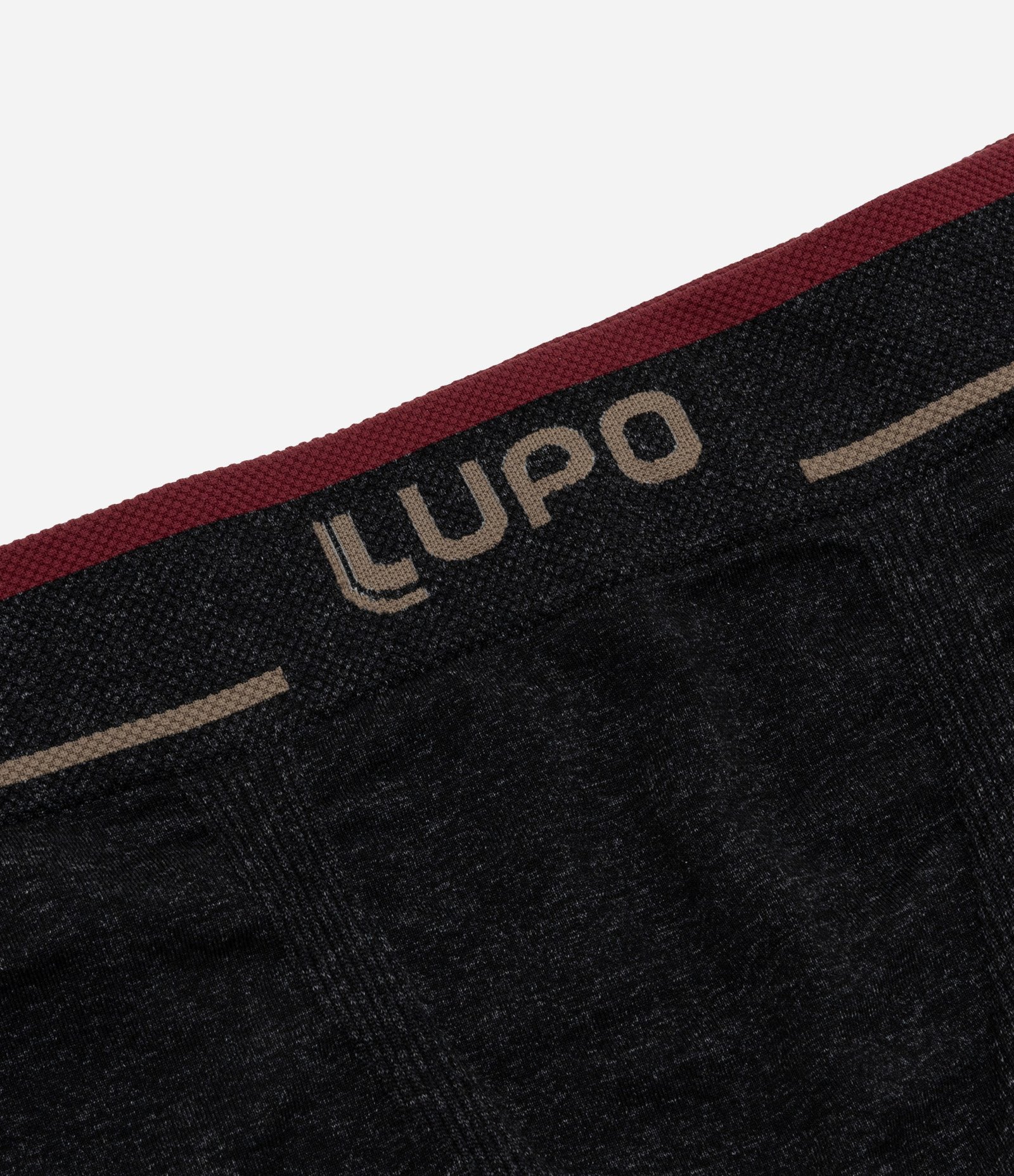 Cueca Boxer em Poliamida com Cós Elástico Lupo Preto 3