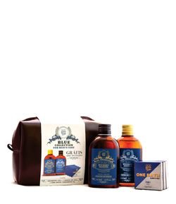 Kit QOD Shop Blue Colection Shampoo + Leave-in + Sabonetes