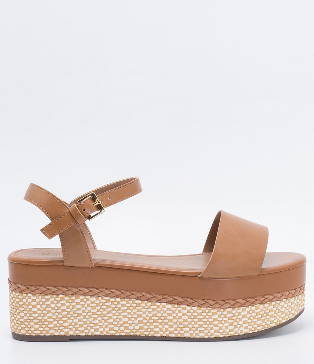 tênis feminino flatform satinato