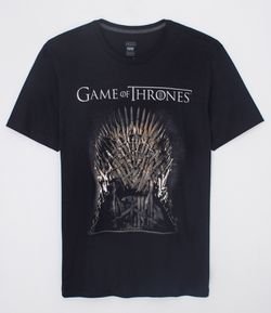 Camiseta com Estampa Game Of Thrones