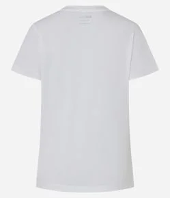Camiseta Básica em Algodão com Manga Curta