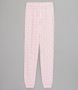Calça de Pijama Estampa Poá 