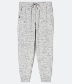 Calça Básica em Moletom com Cós Elástico e Bolsos