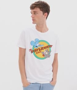 Camiseta Estampa The Itchy & Scratchy Show 