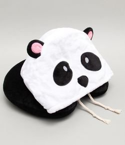 Travesseiro de Viagem com Capuz Panda