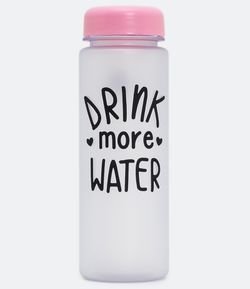 Garrafa com Estampa Drink More Water