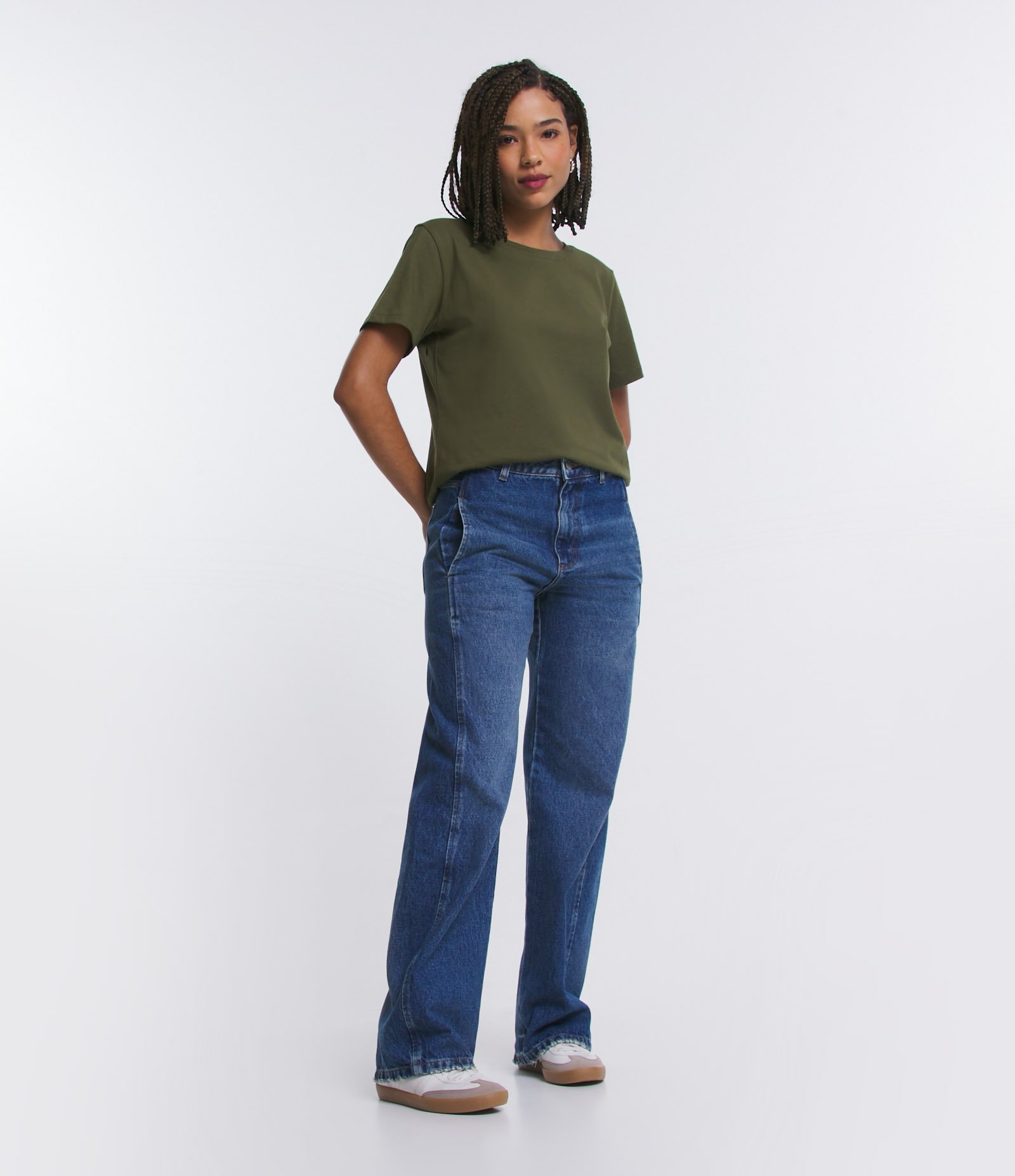 Camiseta Básica em Algodão com Manga Curta 2