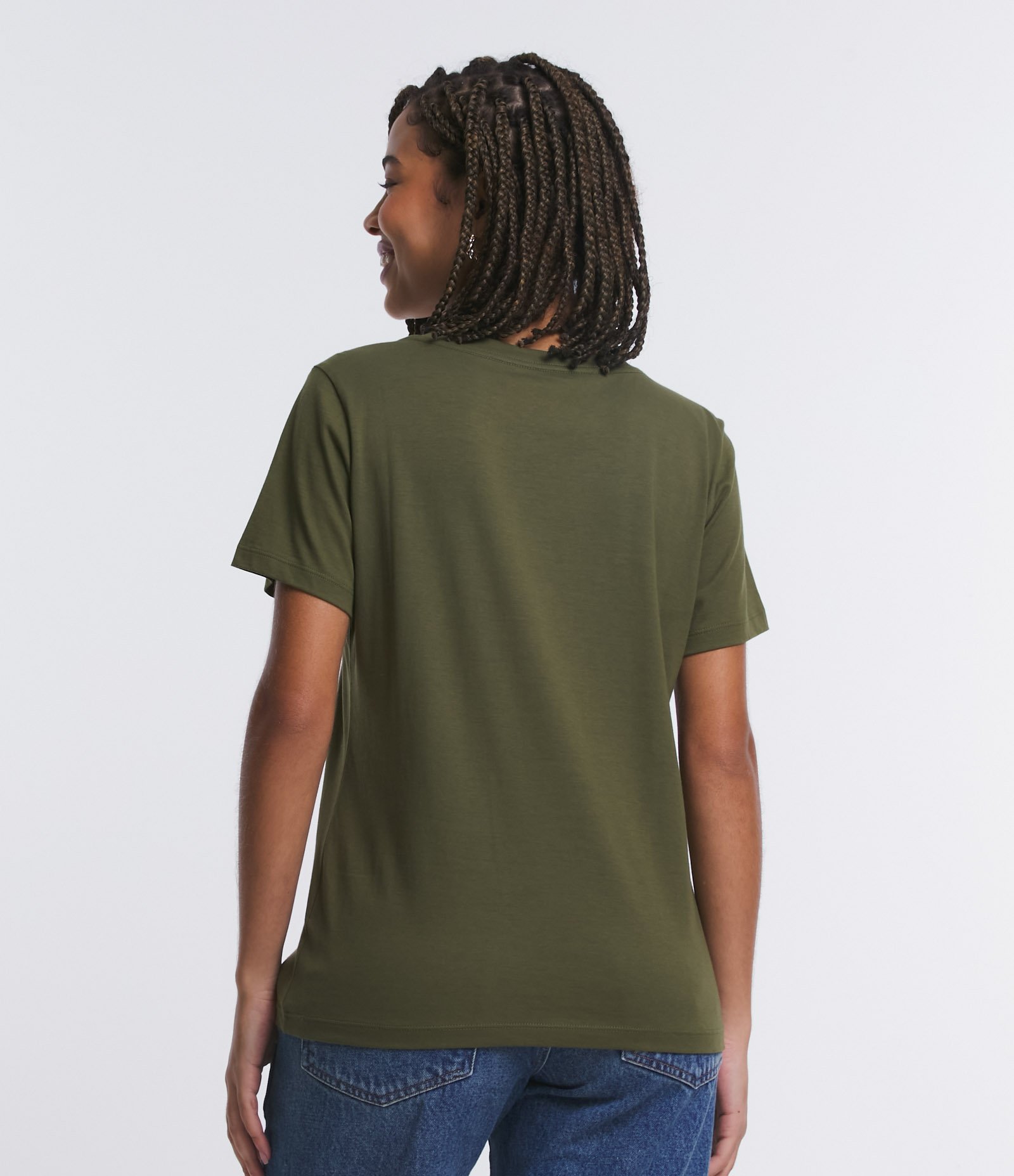 Camiseta Básica em Algodão com Manga Curta 3